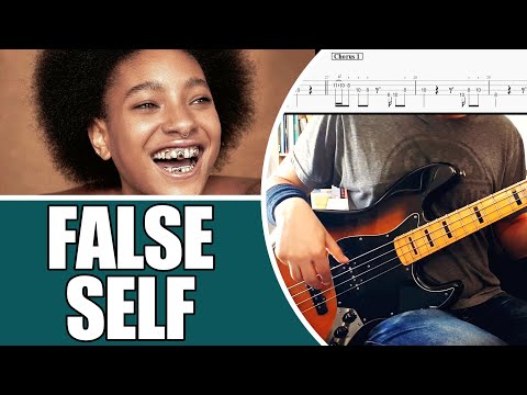 False Self - WILLOW (4-string) | Bass cover with tabs #123