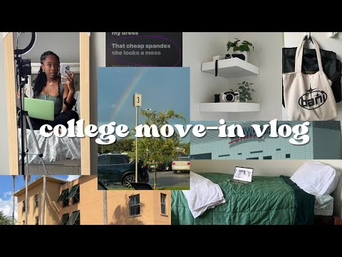 COLLEGE MOVE-IN DAY VLOG 2022| university of central florida | #collegemoveinday #PWI | blvkmuse