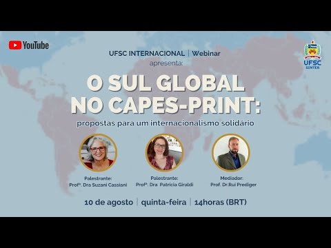 O Sul Global no Capes-PrInt: propostas para um internacionalismo solidário