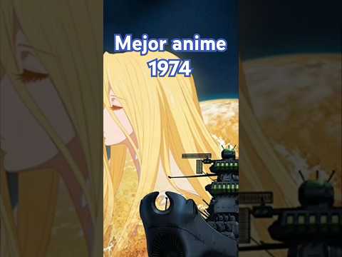 Mejor anime año 1974 Space Battleship Yamato en 1 minuto #short