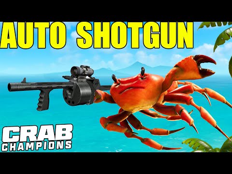 MASSIVE Crits w/ Auto Shotgun | CAN WE GO TO 60?! | Crab Champions Gameplay