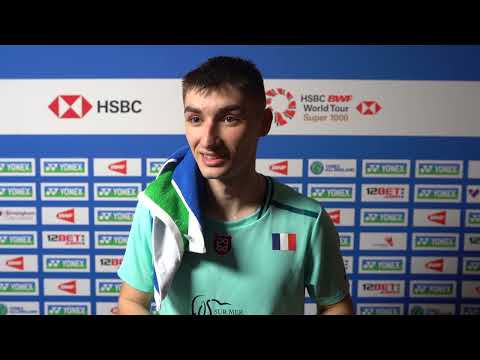 Christo Popov on reaching his first YONEX All England semi final!