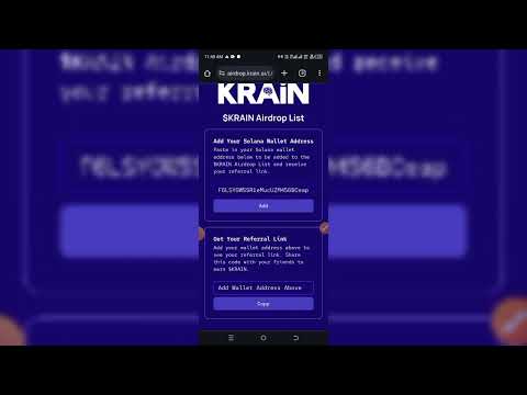 🟢NEW AIRDROP: HOW TO CLAIM FREE $20 FROM KRAIN AIRDROP