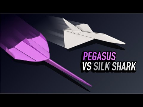 Paper Airplane Tournament —  Pegasus vs Silk Shark — Paper Aces Round 1 (Race 6)