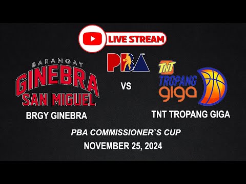 LIVE NOW! BRGY GINEBRA vs TNT TROPANG GIGA |PBASeason49| November 25, 2024 | NBA2K24 Simulation Only