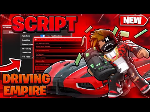 *NEW* Roblox Driving Empire Script AUTO FARM + INF MONEY + Mobile Fluxus  *PASTEBIN 2024*