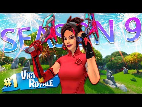 I WAS A LITTLE LATE TO SEASON 9 BUT WE STILL OUT HERE... - Fortnite Battle Royale!