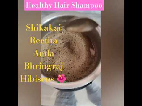 How to make healthy hair shampoo at home #haircare #hairshine #hairlosstreatment #dandruffscratching