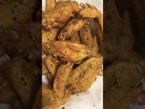 Deep fried chicken Wings 🤩 #shorts