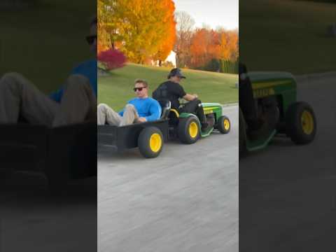 Putting the John Deere to work #auto #gokart #f1 #race #racing #car #diy #automobile