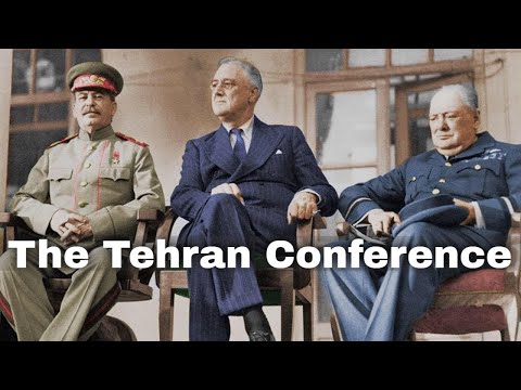 28th November 1943: The Tehran Conference begins between Roosevelt, Churchill and Stalin