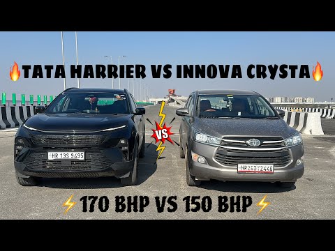 DRAG RACE: HARRIER 2024 VS INNOVA CRYSTA🔥 Amazing Results👌🏽