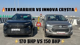 DRAG RACE: HARRIER 2024 VS INNOVA CRYSTA🔥 Amazing Results👌🏽