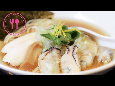 How to make the oysters ramen with & oyster wontons [Shibuya,Tonari]