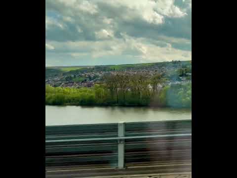 Traveling by train thru Germany #shorts #train #germany