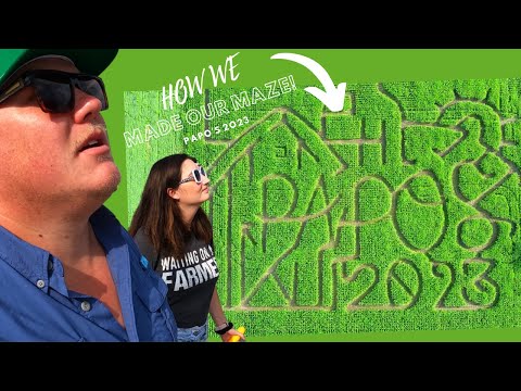 HOW TO CUT A CORN MAZE - 2023