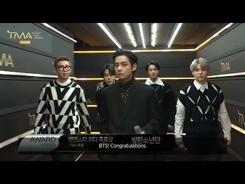 BTS - Live Performance Full In TMA (The Fact Music Awards) 2021