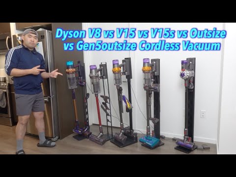 Dyson V8 vs V15 vs V15s vs Outsize vs Gen5outsize Cordless Vacuum