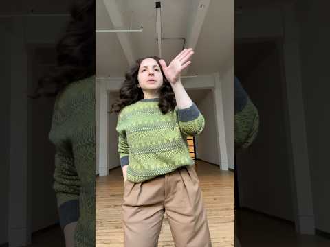 More dancing or stick to making stuff? #sweaterweather #miguel #fairislesweater #dance #dancer #knit