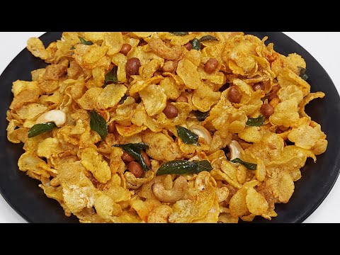 Cornflakes Mixture Recipe | కార్న్ ప్లేక్స్ మిక్చర్ 10 నిమిషాలలో రుచిగా చేసుకొండి  | Snack Recipe ..