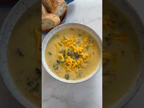 Broccoli cheddar Soup #shorts