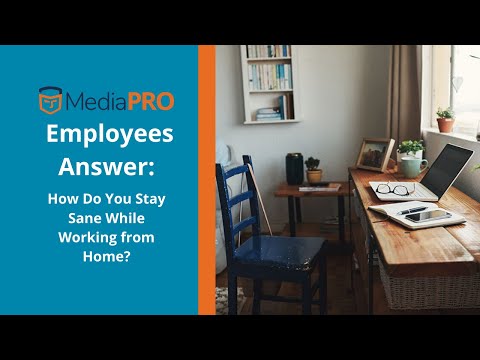 How Do You Stay Sane While Working from Home? MediaPRO Employees Answer