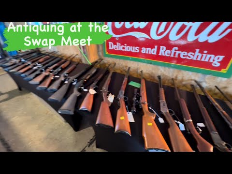 Rare Guns Antiques and Collectibles at the Swap Meet flea market & Car Show in Moultrie Ga Antiquing