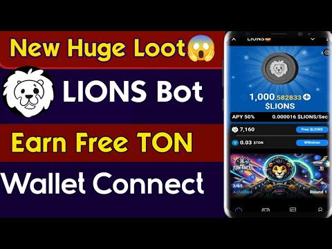 LOINS Airdrop | Lions bot | Lions listing date | Lions airdrop Wallet Connect