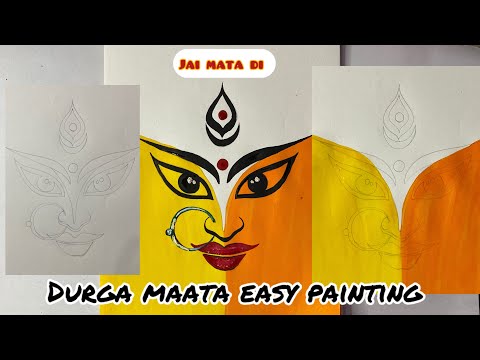 Durga Maa Drawing / Pencil Sketch / Navratri Special Drawing / Drawing Pictures / Mahiartist / Chitr