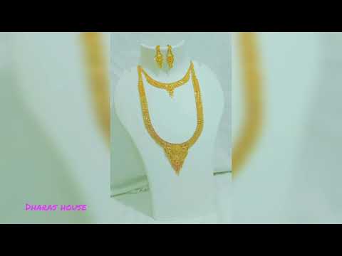 necklace haram designs||new collections||covering long haram designs||dharas house