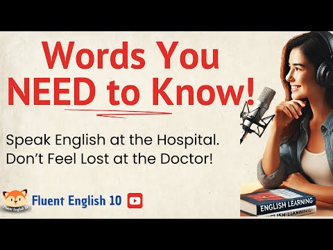 ✨Words You NEED to Know!  ✨ Speak Like a Pro at the Doctor!