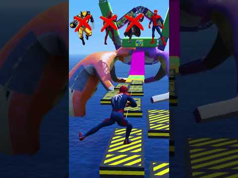 The Incredibles Challenge Ep267 #spiderman #ironman #batman #gta5