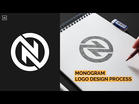 Monogram Logo Design Process From Sketch To Finished