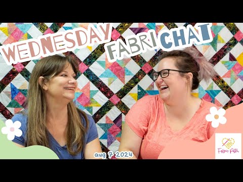 FabriChat Wednesday!! chit chatting in the morning!