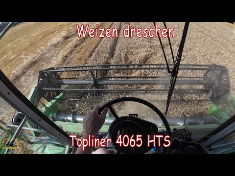 [Cabview] Weizen dreschen 2024 | Deutz Fahr Topliner 4065 HTS