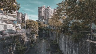 [4K] Walk from the temple to the riverside park in New Taipei, TAIWAN.漫步中和福和宮到遠雄左岸