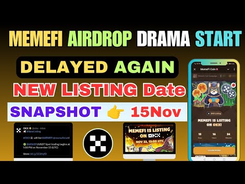 $MEMEFI Airdrop Listing Update | Memefi Snapshot | MEMEFI Listing on OKX