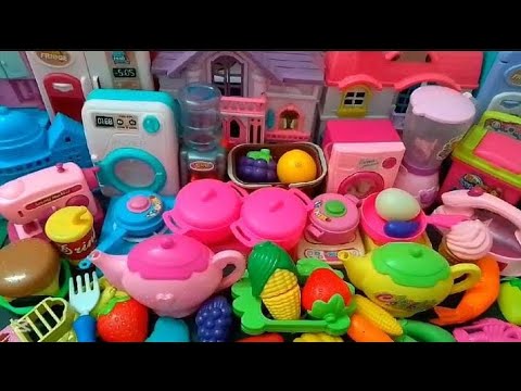 Satisfying Unboxing | Asmr tiny kitchen Set | Hello kitty toys | #asmr #toys 🌈