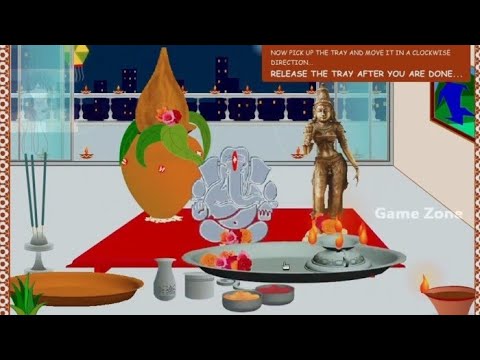 DIWALI POOJA GAME - LAKSHMI POOJA - OLD FLASH GAME