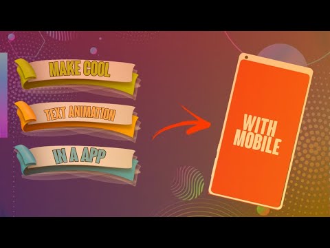 How to make cool text animations on android (tutorial)