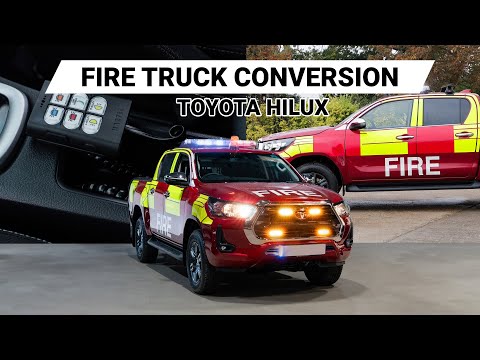 Toyota Hilux Fire Truck Conversion  - Cambridge Airport