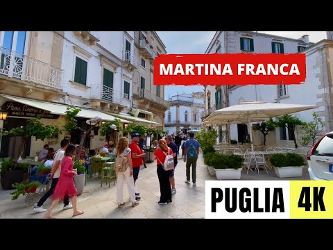 PUGLIA, ITALY 🇮🇹 [4K] Martina Franca — Walking Tour