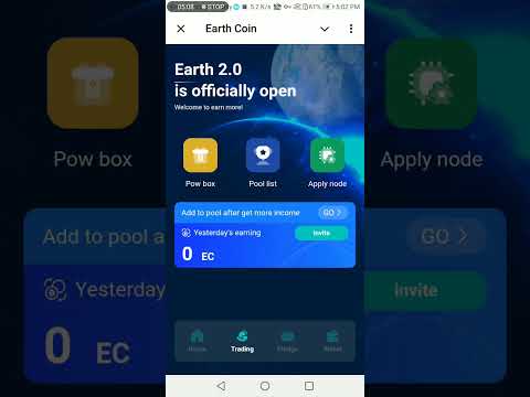 Earth Coin New Mining App ! Free Ton Coin Earning with Telegram ! Instant Withdrawal Airdrop ! #cws