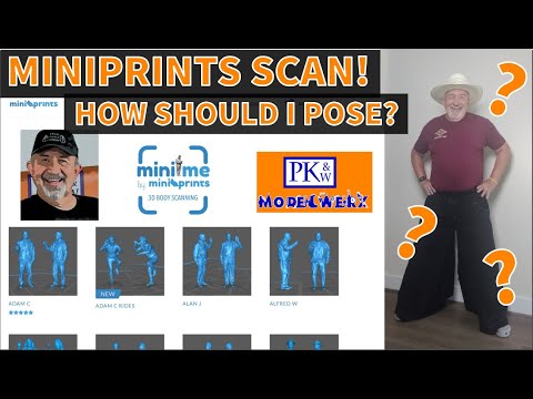 3D body scan by Miniprints!  How should I pose?