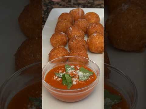 Cheese Bombs Appetizer! #gamedayrecipes #gamedayappetizers #partyfood #friedcheese #cheesebombs