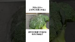 ９割はブロッコリーの虫/ゴミ食べてる #ブロッコリー #レシピ #健康 #雑学 #夜ご飯