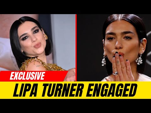 Dua Lipa flaunts engagement bling from Callum Turner after