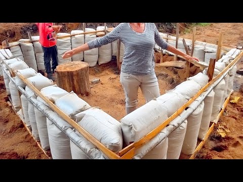 Family Builds Cheap House From Earthbags | Start to Finish by @CaseyYoungblood