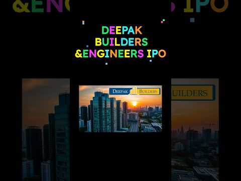 Deepak Builders IPO #ipo #stockmarketinvesting #sharemarket #share #news #iporeview #sharelearning