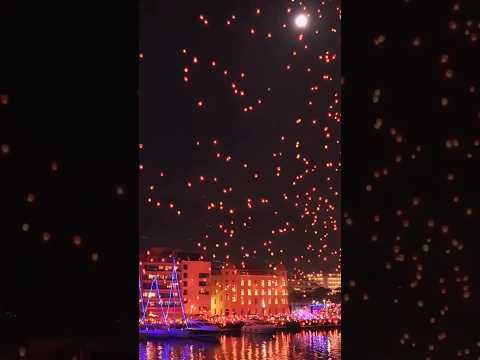 Amazing Night of Lanterns #volos #greece #lanterns #amazingvideoshort #christmas #viralvideos